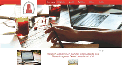 Desktop Screenshot of gewerbeverbandneuenhagen.de